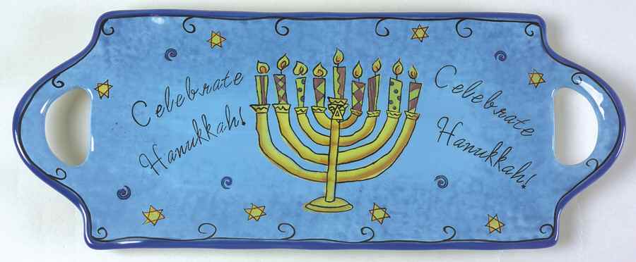 Festival of Lights 15" Handled Tray by Certified International-1