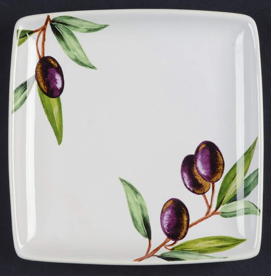 Olives Bread & Butter Plate by The Cellar (China)-1
