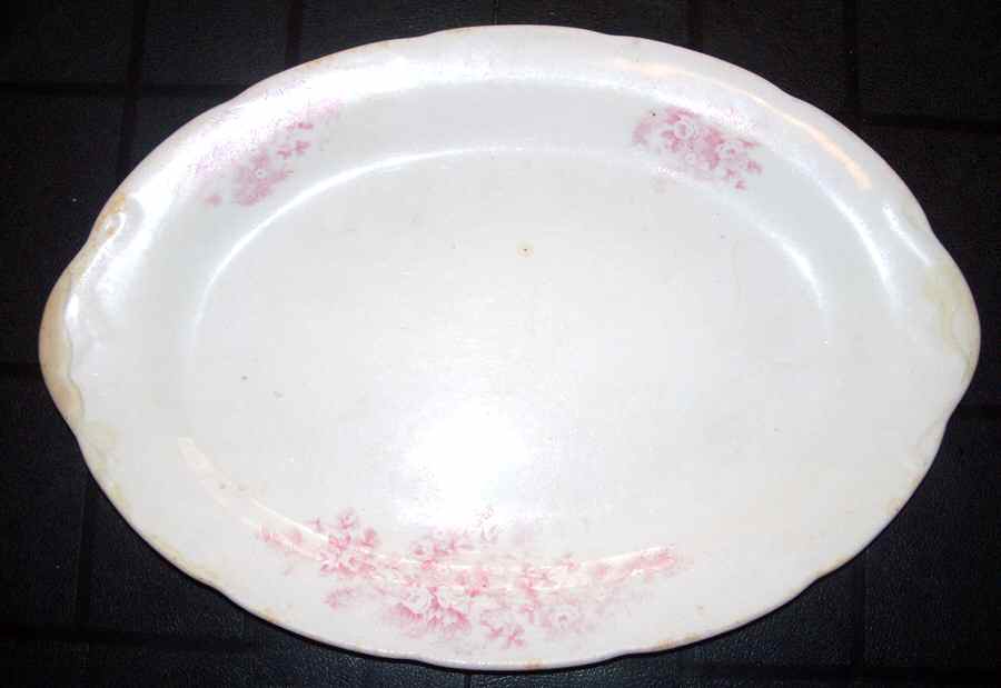 CRO323 14" Oval Serving Platter by Crooksville-1