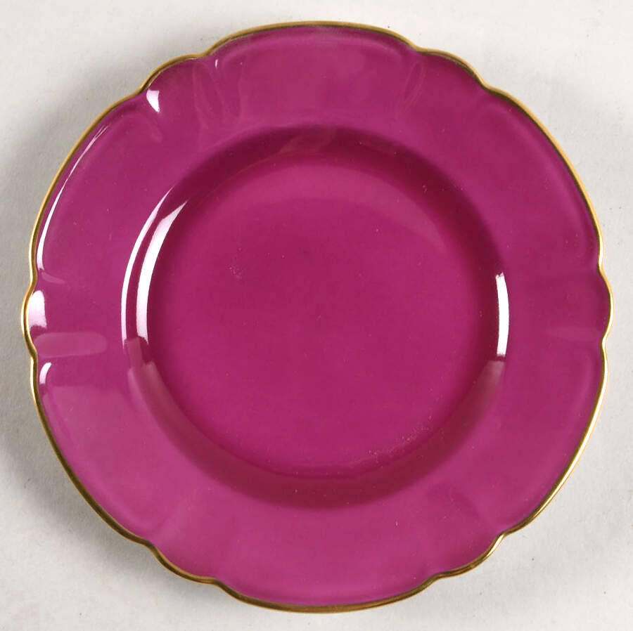 Eventail Fuchia (Fuchsia) Bread & Butter Plate by Charles Field Haviland-1