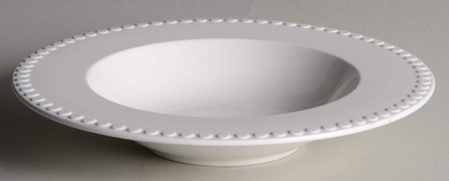 Raised Circles Large Rim Soup Bowl by Calvin Klein-1