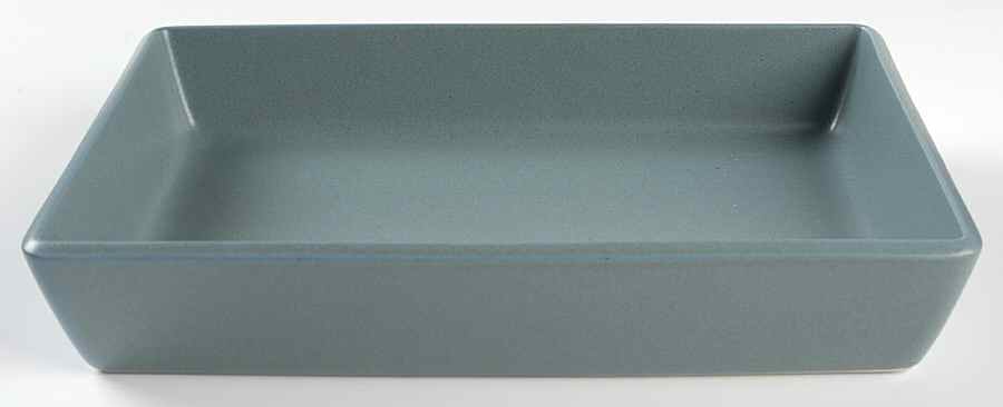 Cargo Slate Blue 11" Rectangular Baker by Calvin Klein-1