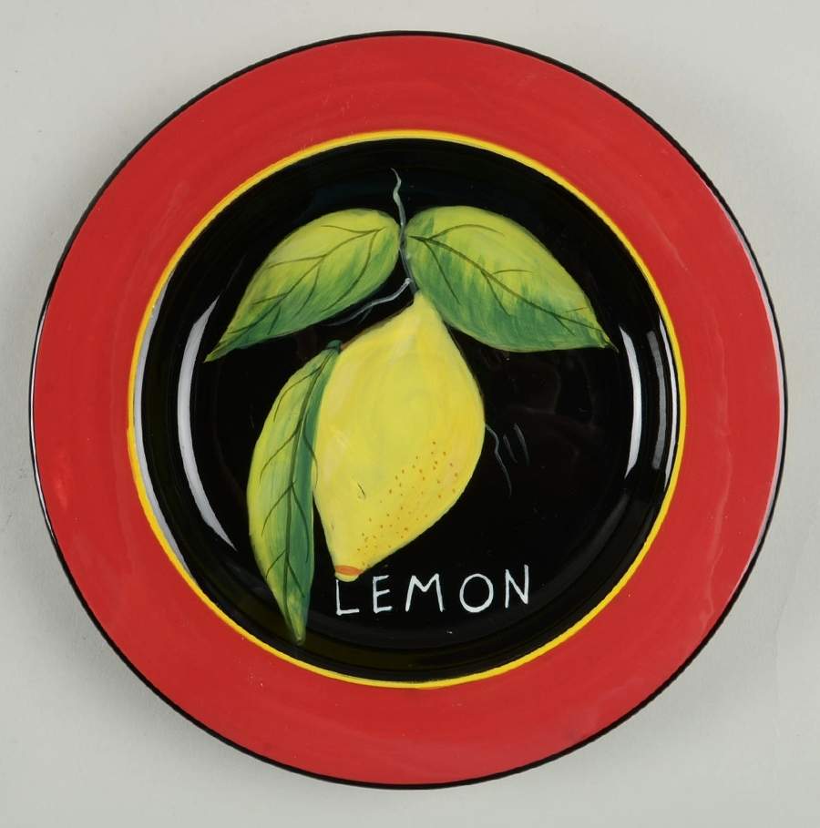 Striped Fruit Salad Plate by Certified International-1