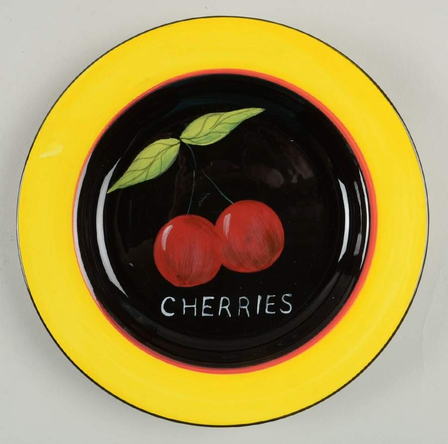 Striped Fruit Salad Plate by Certified International-1