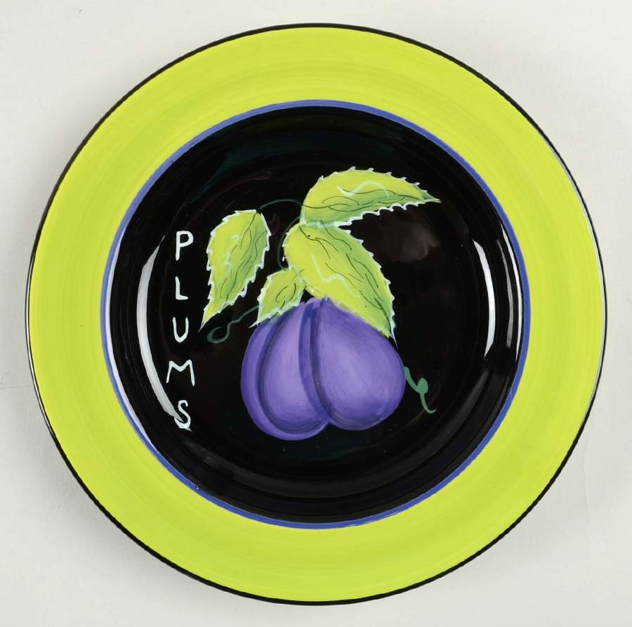 Striped Fruit Salad Plate by Certified International-1