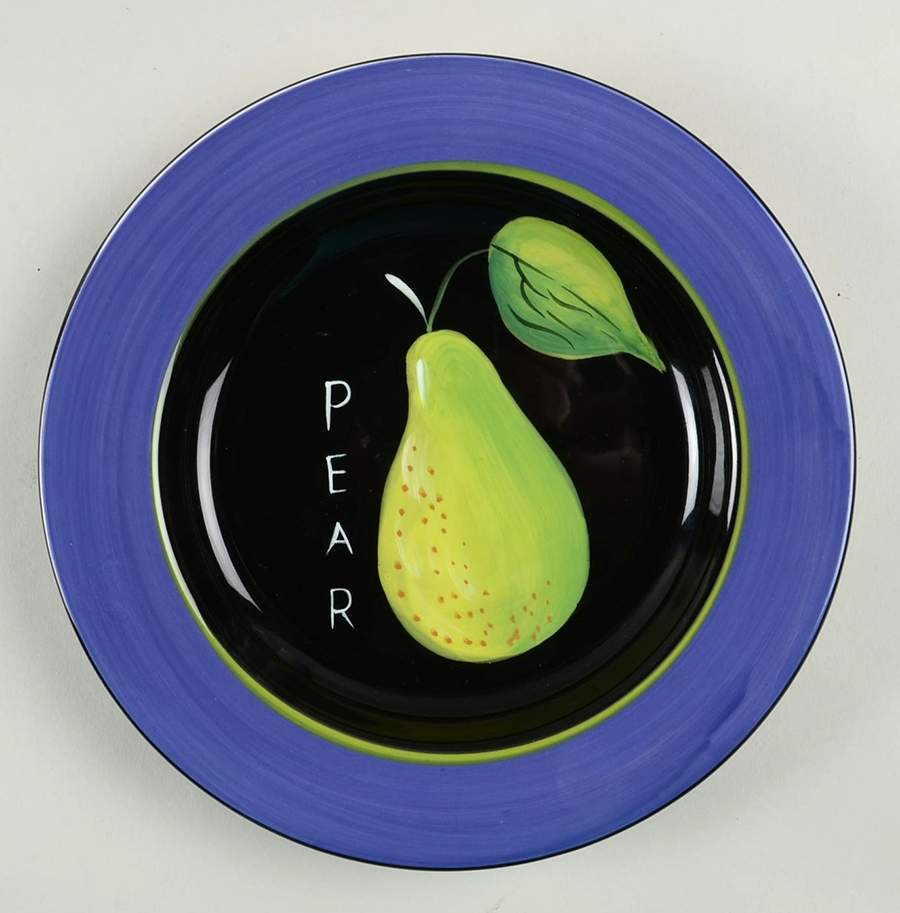 Striped Fruit Salad Plate by Certified International-1