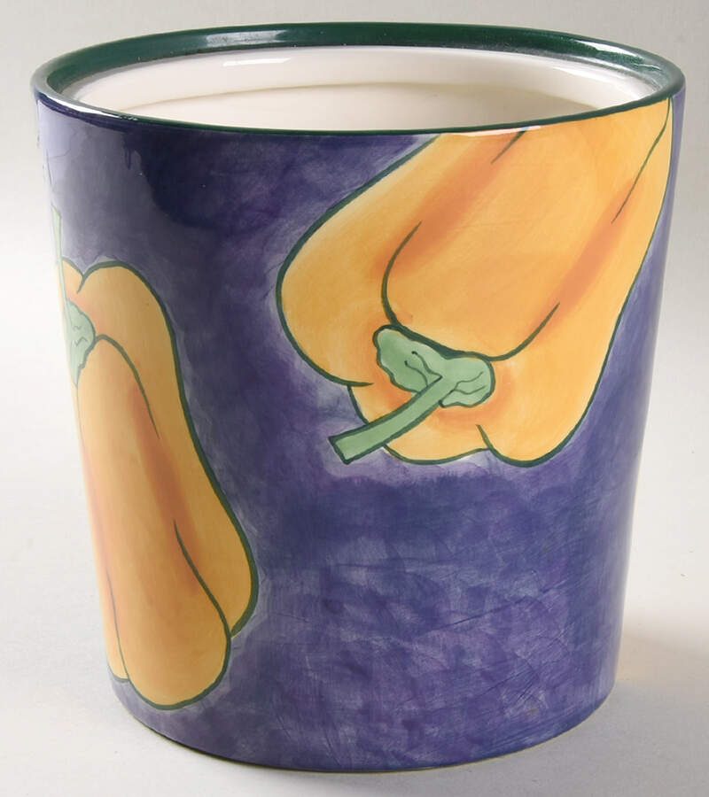 Toscano Medium Canister No Lid by Clay Art-1