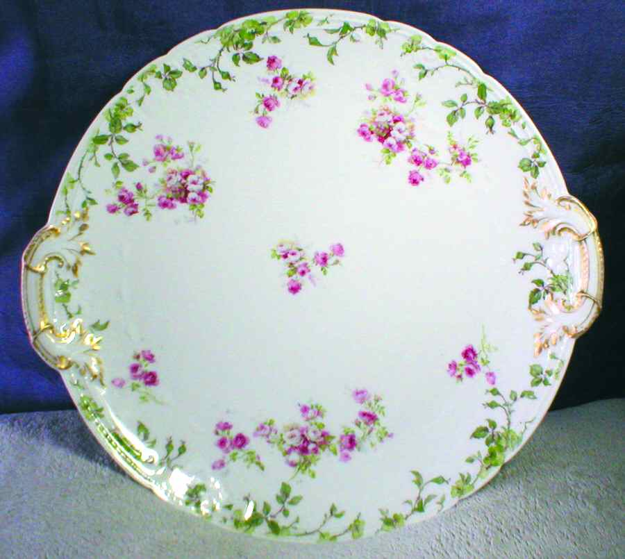 CHF1183 Handled Cake Plate by Charles Field Haviland-1