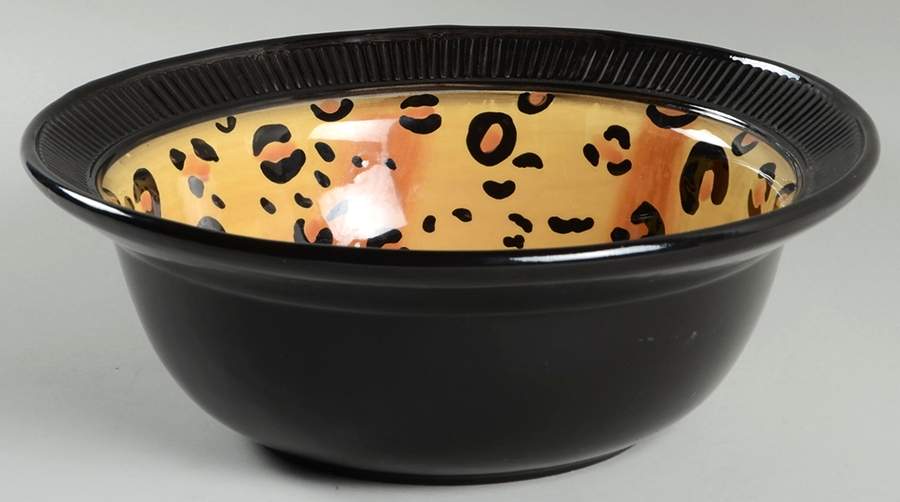 Safari 11" Round Serving Bowl by Clay Art-1