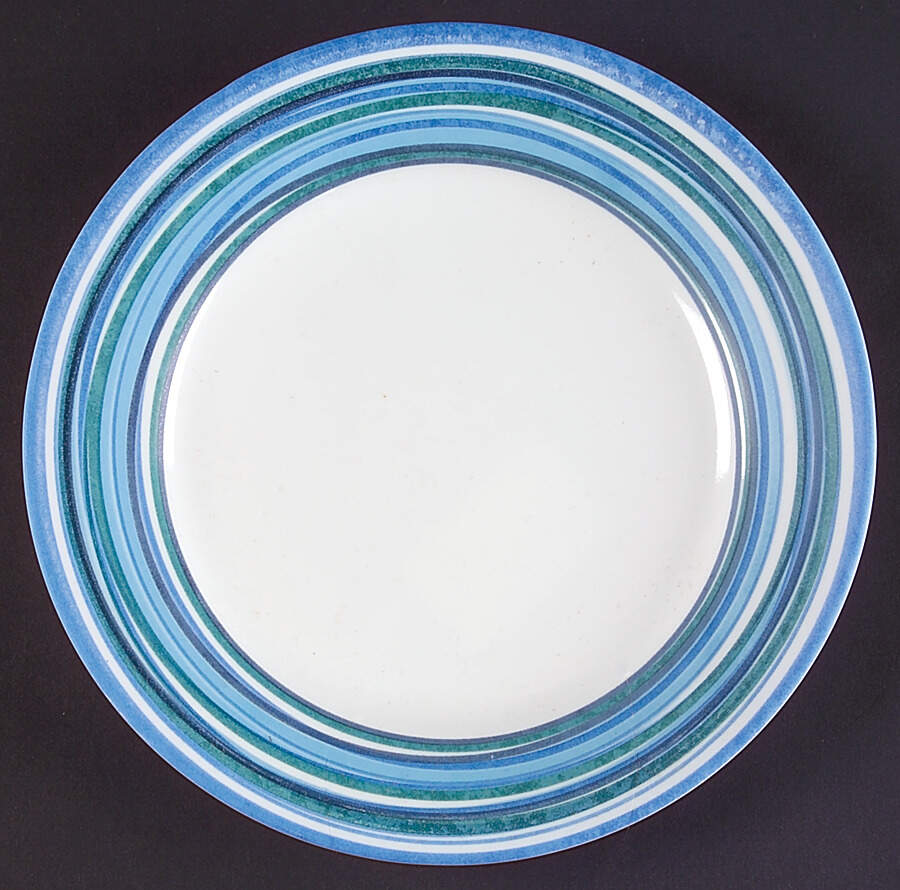 Blue Swirls (Corelle) Luncheon Plate by Corning Corelle-1