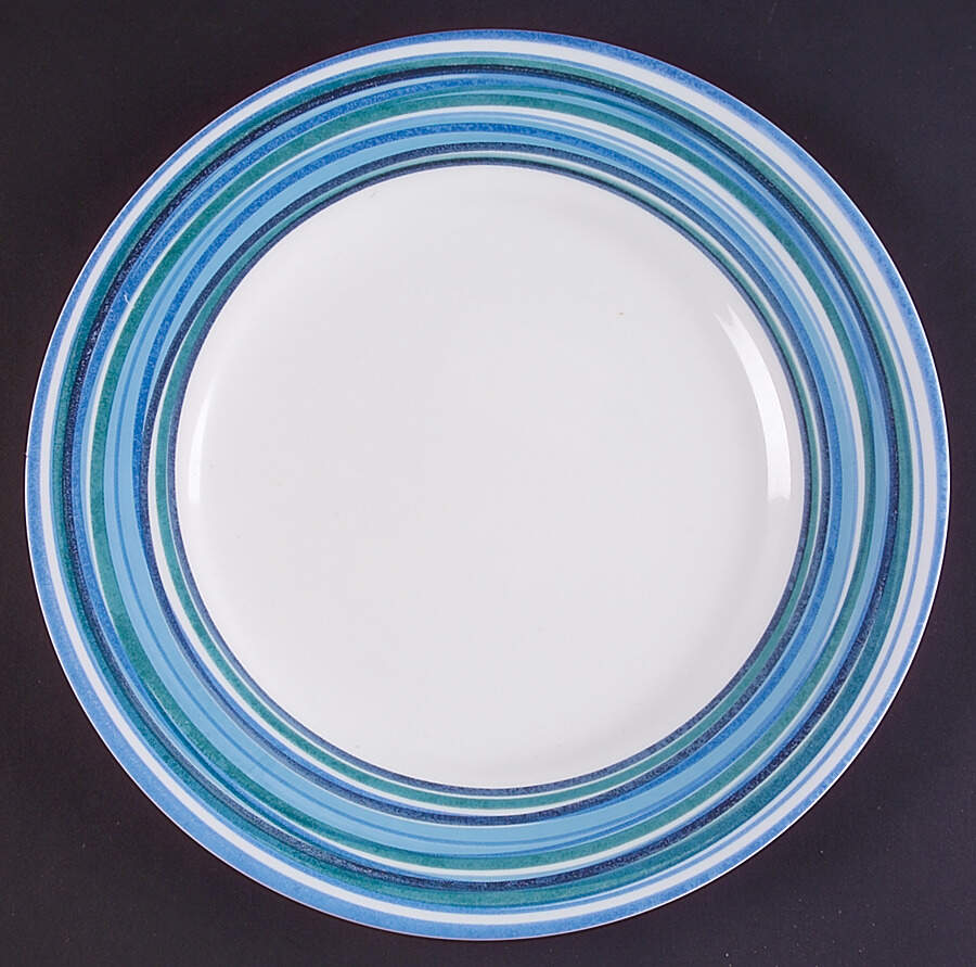 Blue Swirls (Corelle) Dinner Plate by Corning Corelle-1