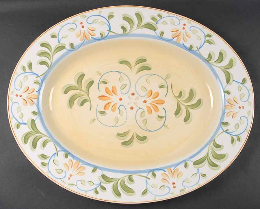 CLR42 18" Oval Serving Platter by The Cellar (China)-1