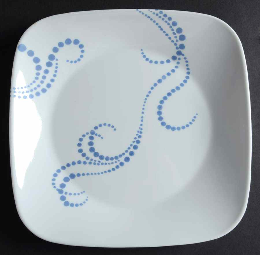Whimsical Dots (Corelle) Luncheon Plate by Corning Corelle-1