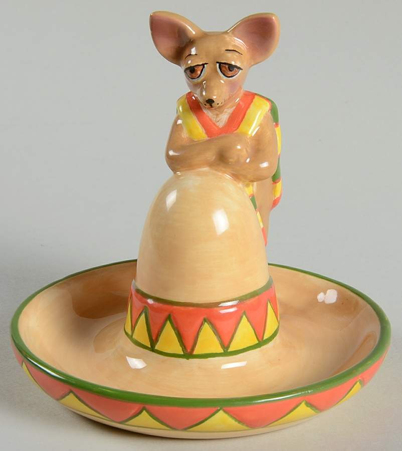 Ay Chihuahua Figural Pepper Shaker by Clay Art-1