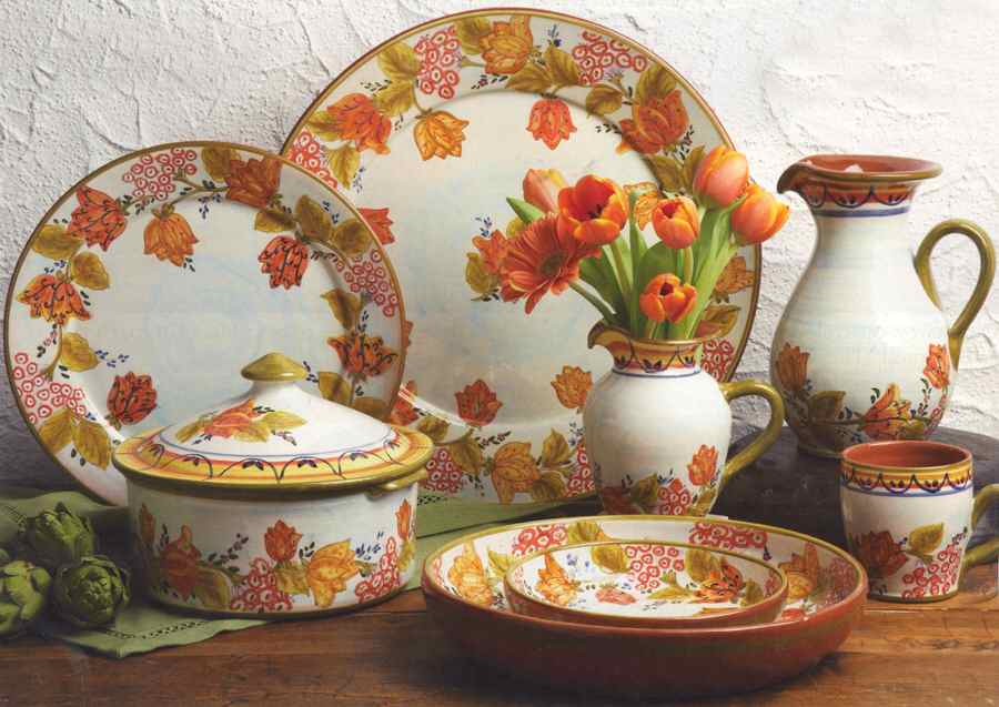 Flora Bella Dinner Plate by Casafina-1