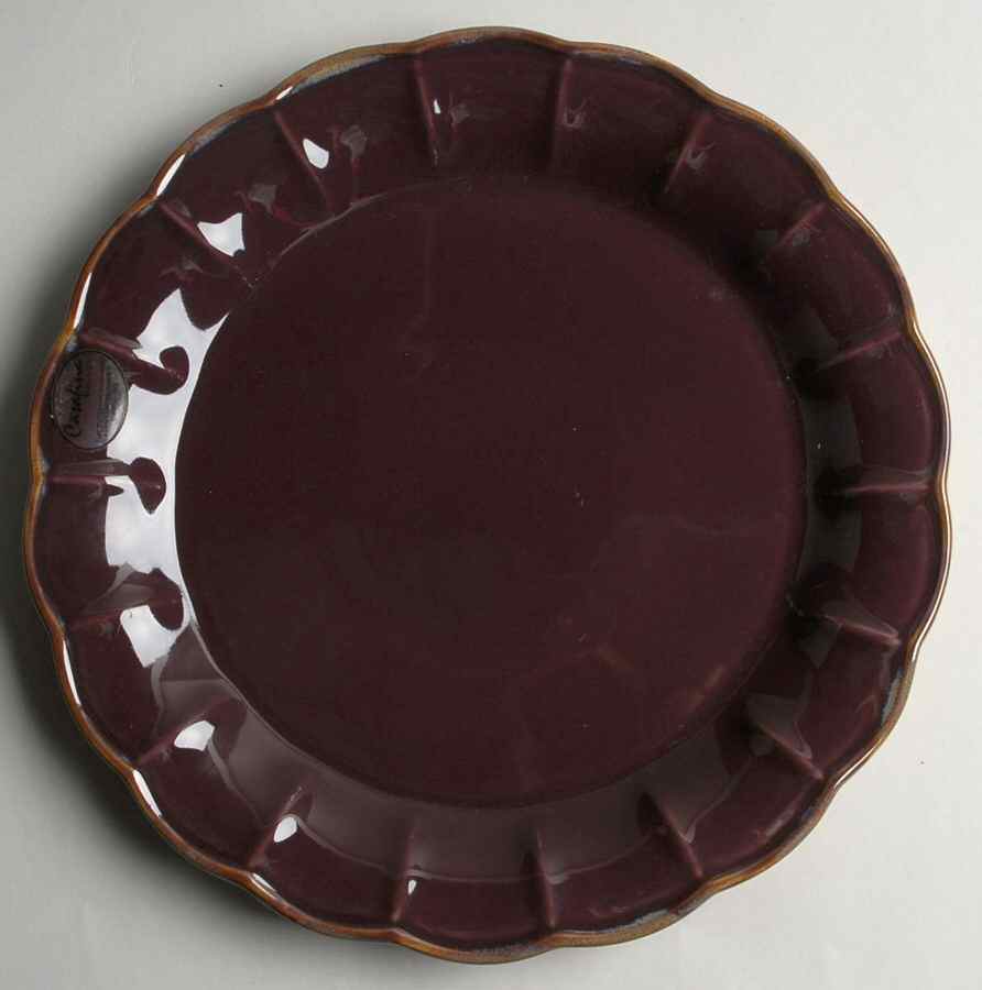 Autumn Waves Plum Dinner Plate by Casafina-1