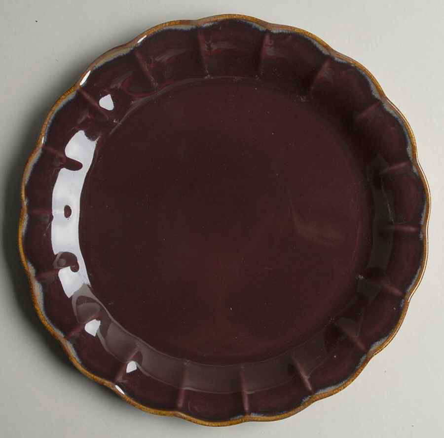 Autumn Waves Plum Salad Plate by Casafina-1