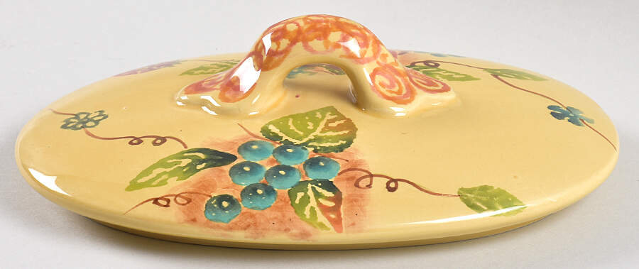 Golden Harvest Lid for 1.5 Quart Oval Covered Casserole by Maxcera Corp-1