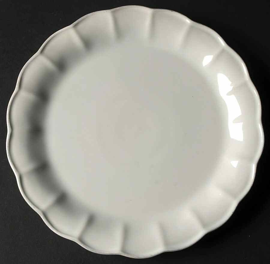 South Beach White Salad Plate by Casafina-1