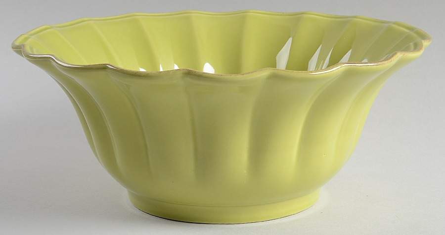 South Beach Lime Green 11" Large Salad Serving Bowl by Casafina-1