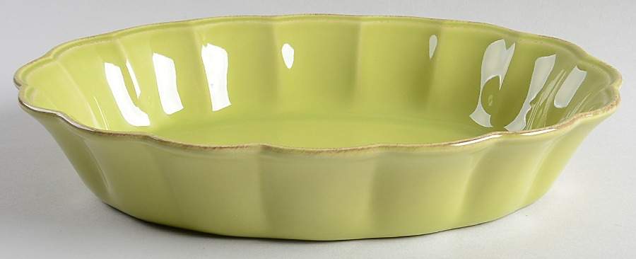 South Beach Lime Green 12'' Oval Baker by Casafina-1