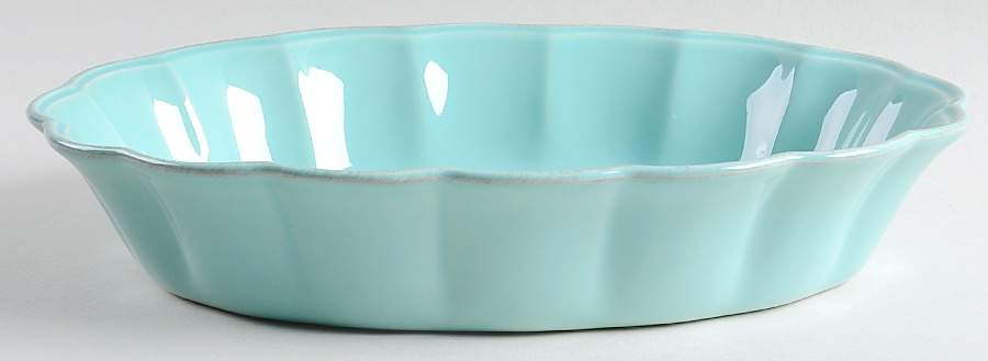 South Beach Aqua (Turquoise) 12'' Oval Baker by Casafina-1
