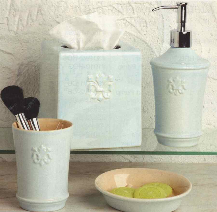 Firenze Blue Square Tissue Box Cover by Casafina-1