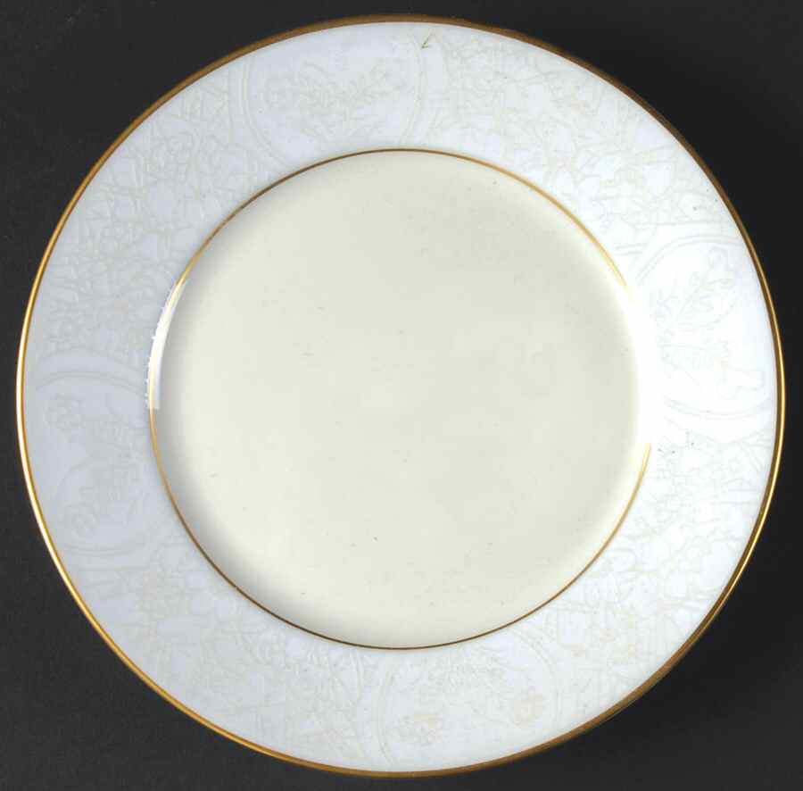 Hibiya Ivory and Bisque Bread & Butter Plate by Charles Field Haviland-1