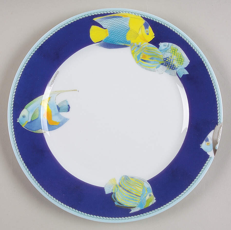 Bora Bora Dessert Luncheon Plate by Charles Field Haviland-1
