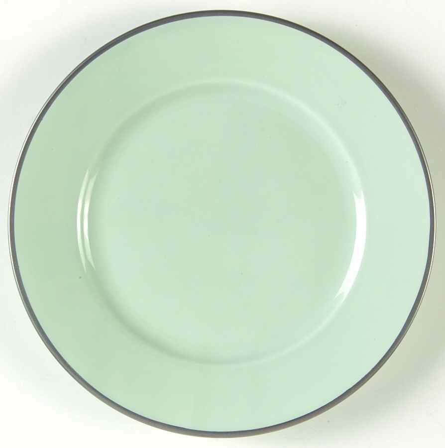 Celadon (Platinum Trim) Bread & Butter Plate by Charles Field Haviland-1