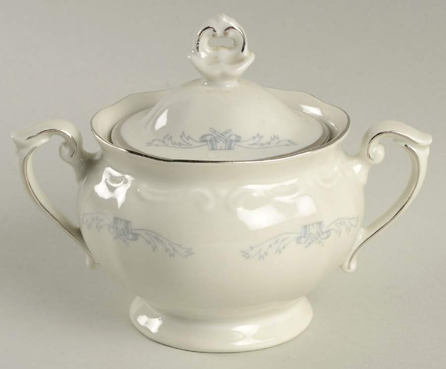 CHZ41 Sugar Bowl & Lid by Chodziez-Poland-1