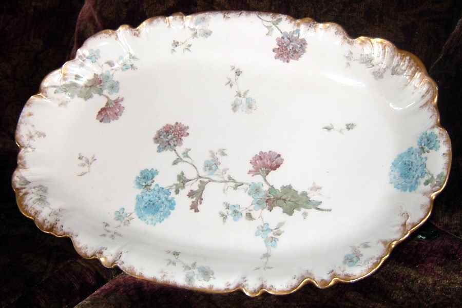 CHF1403 17" Oval Serving Platter by Charles Field Haviland-1
