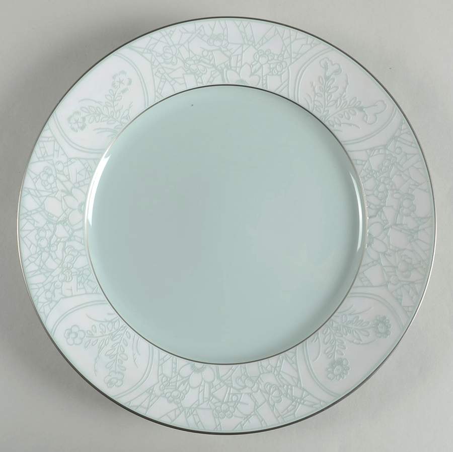Hibiya Biscuit and Celadon Dinner Plate by Charles Field Haviland-1