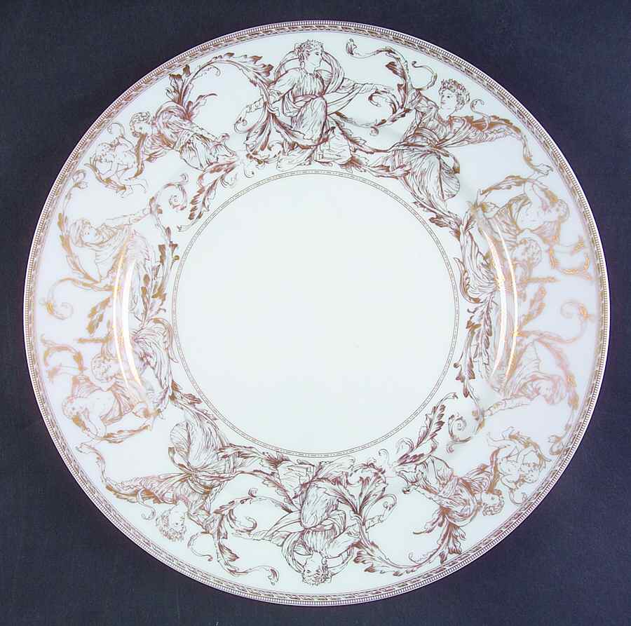 Renaissance Gold Dinner Plate by Charles Field Haviland-1