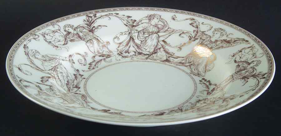 Renaissance Gold Large Rim Soup Bowl by Charles Field Haviland-1