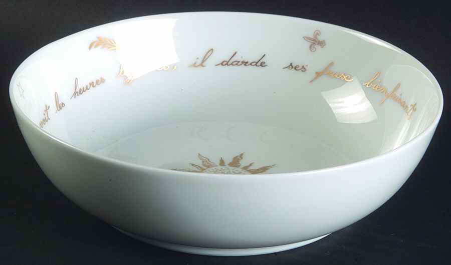 Val de Lorie Gold Soup/Cereal Bowl by Charles Field Haviland-1