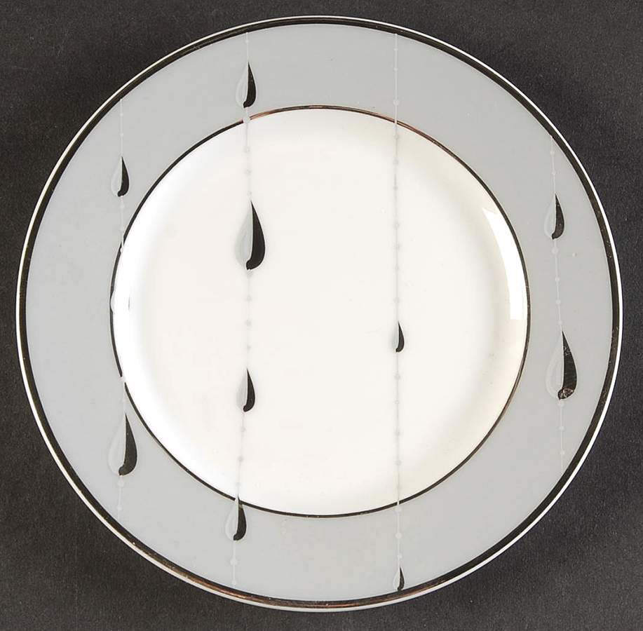Deauville Grey Bread & Butter Plate by Charles Field Haviland-1