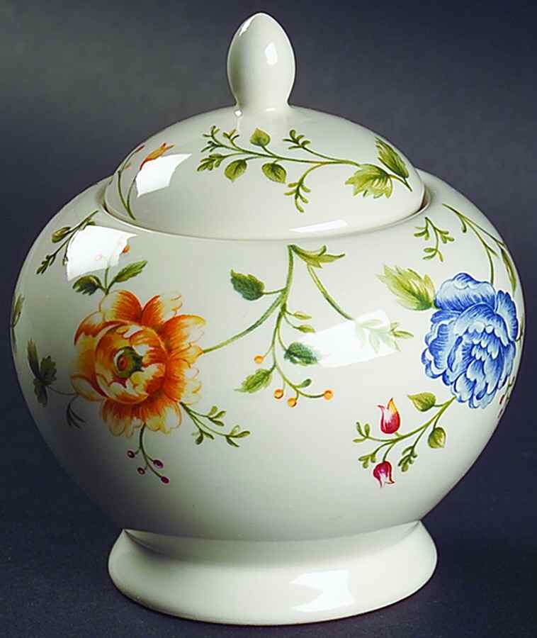 Rose Chintz Sugar Bowl & Lid by Churchill-1