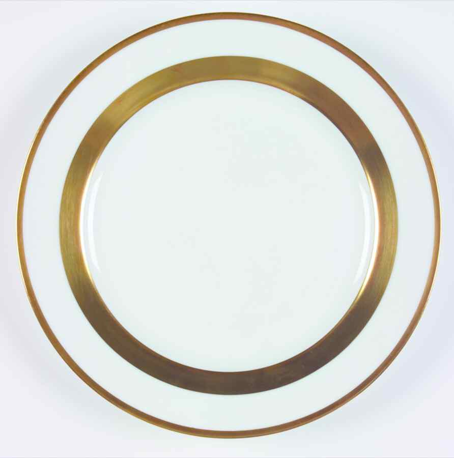 William White Dinner Plate by Charles Field Haviland-1