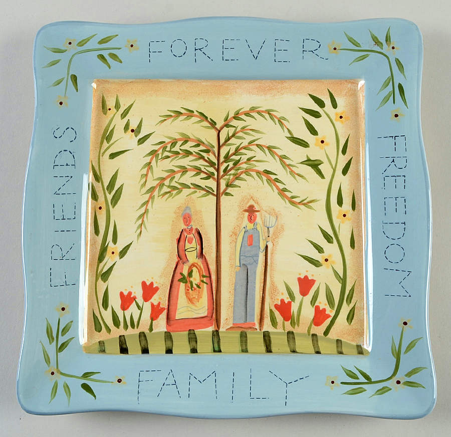Simple Heart Dinner Plate by Cracker Barrel-1