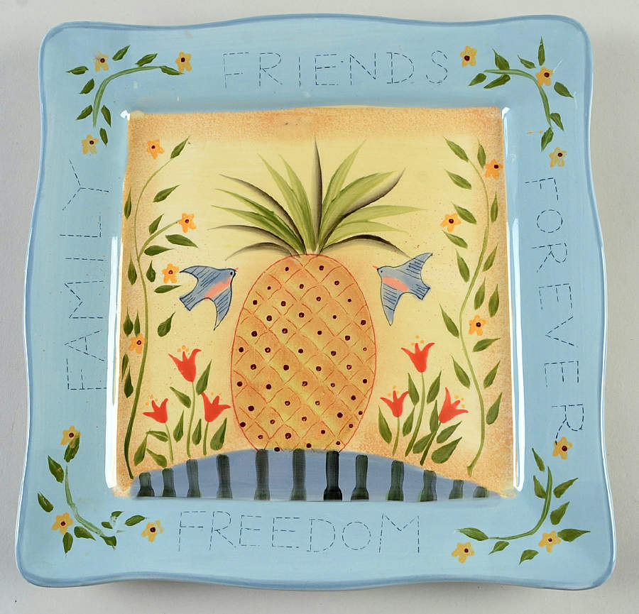 Simple Heart Dinner Plate by Cracker Barrel-1