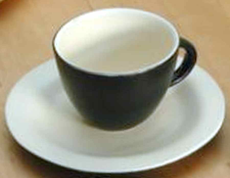 CBL81 Flat Cup & Saucer Set by Crate & Barrel-1