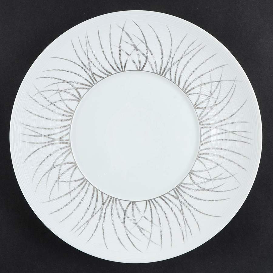 Toundra Platinum Service Plate (Charger) by Jean Louis Coquet-1