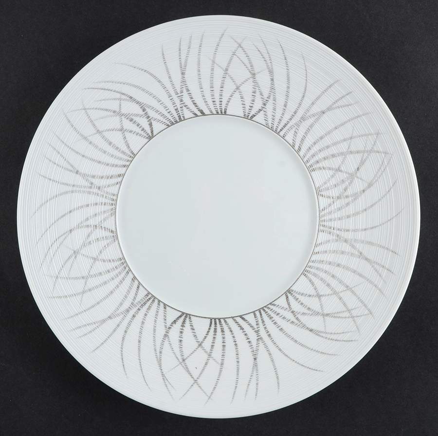 Toundra Platinum Dinner Plate by Jean Louis Coquet-1