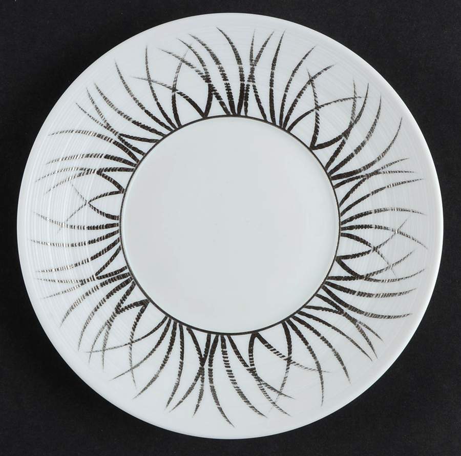 Toundra Platinum Bread & Butter Plate by Jean Louis Coquet-1