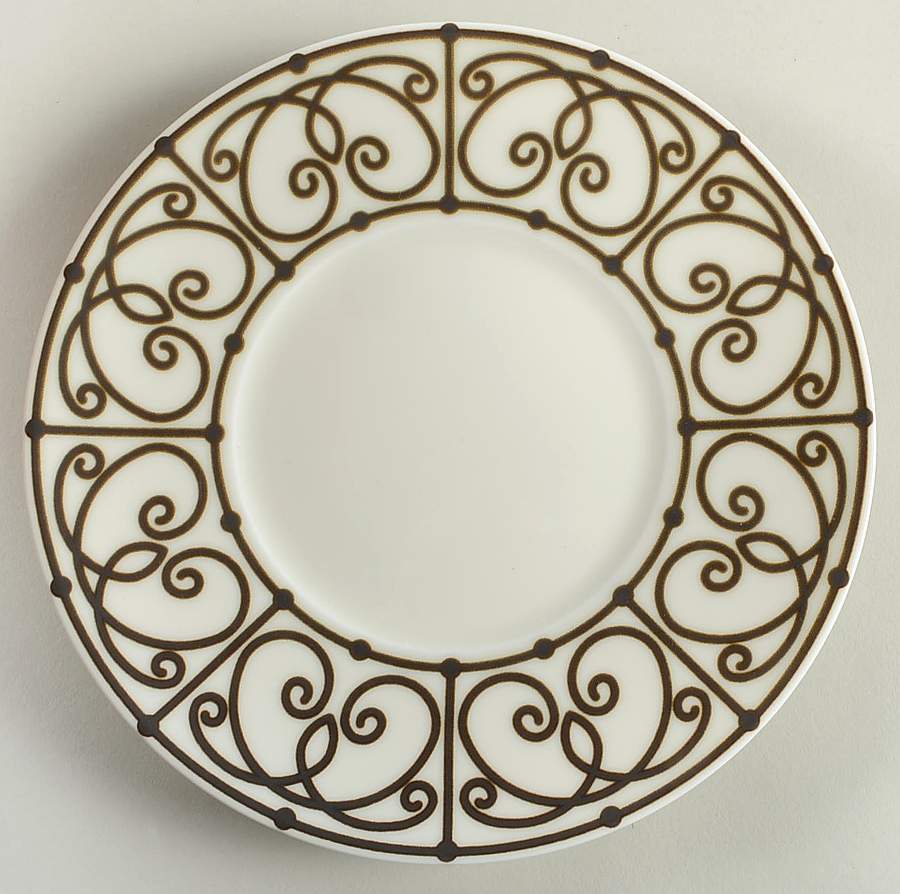 Paris Metallic Salad/Dessert Plate by Jean Louis Coquet-1