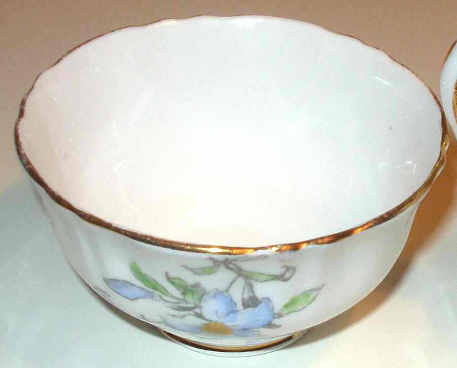 F15269 Open Sugar Bowl by Crown Staffordshire-1