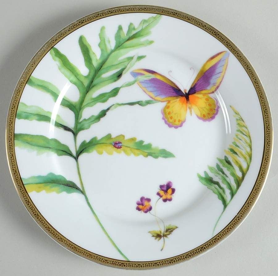 Grand Buffet Gold (Butterfly) Luncheon Plate by Charter Club-1