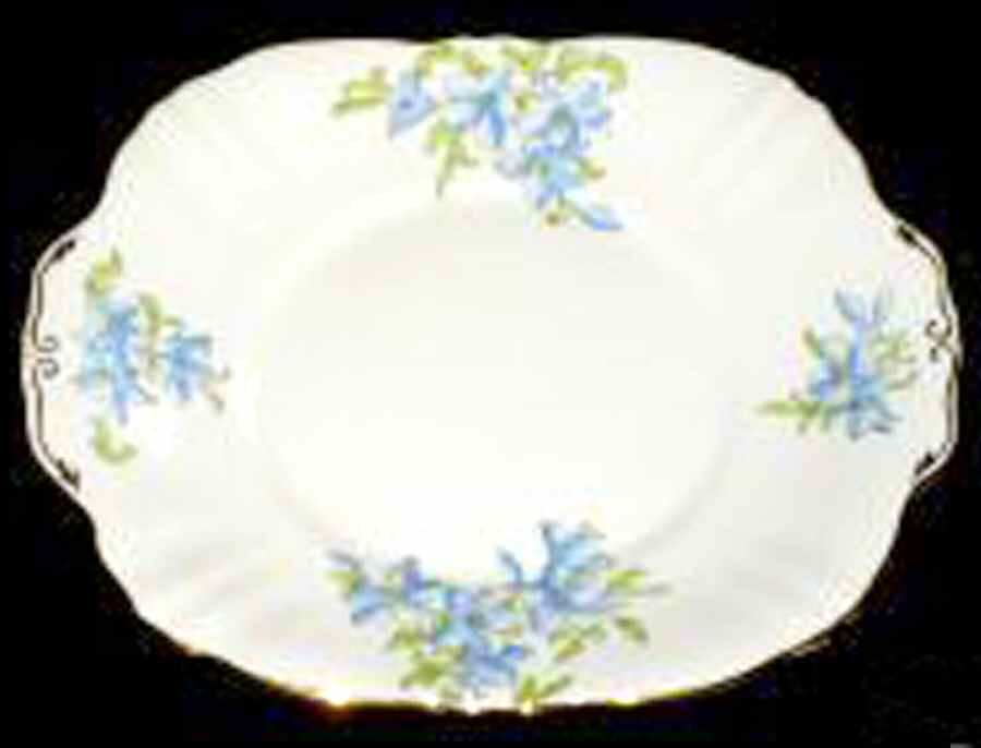 F15769 Handled Cake Plate by Crown Staffordshire-1