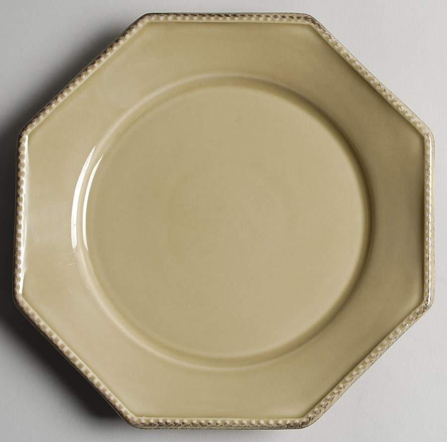Pearl Green Octagonal Salad Plate by Costa Nova China-1